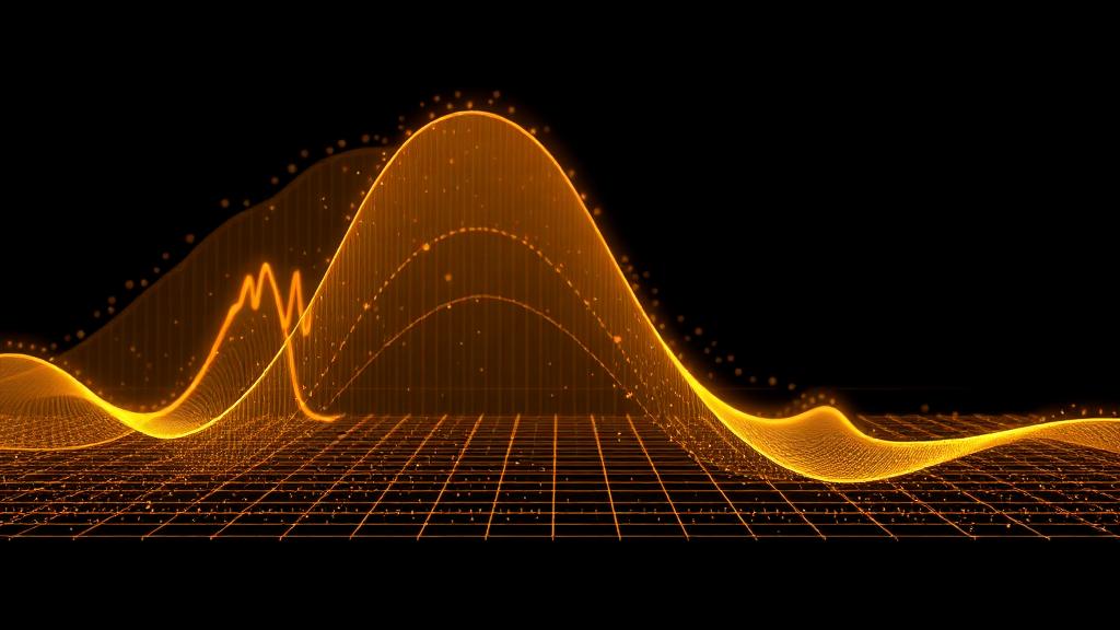 Abstract gold order flow lattice and market profile distribution